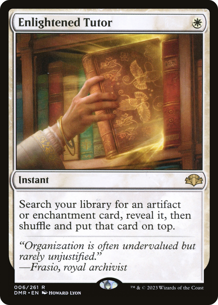 Enlightened Tutor [Dominaria Remastered] | Chromatic Games