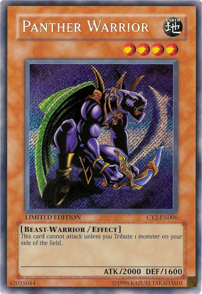 Panther Warrior [CT2-EN006] Secret Rare | Chromatic Games