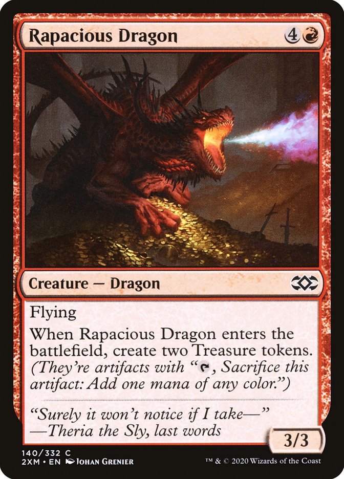 Rapacious Dragon [Double Masters] | Chromatic Games