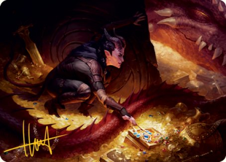 Hoard Robber Art Card (Gold-Stamped Signature) [Dungeons & Dragons: Adventures in the Forgotten Realms Art Series] | Chromatic Games