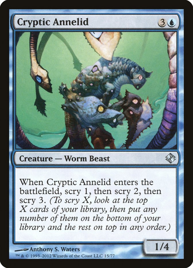 Cryptic Annelid [Duel Decks: Venser vs. Koth] | Chromatic Games