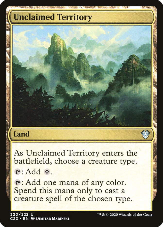 Unclaimed Territory [Commander 2020] | Chromatic Games