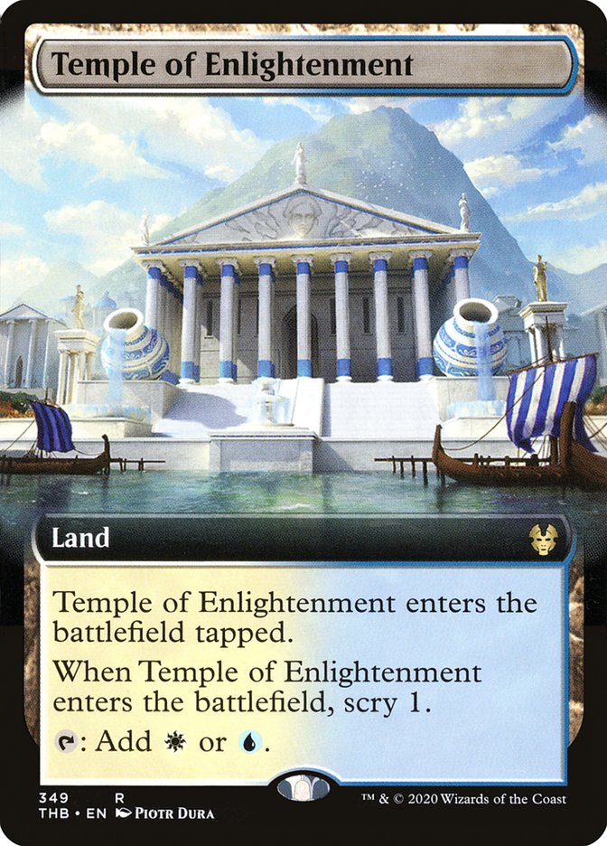 Temple of Enlightenment (Extended Art) [Theros Beyond Death] | Chromatic Games