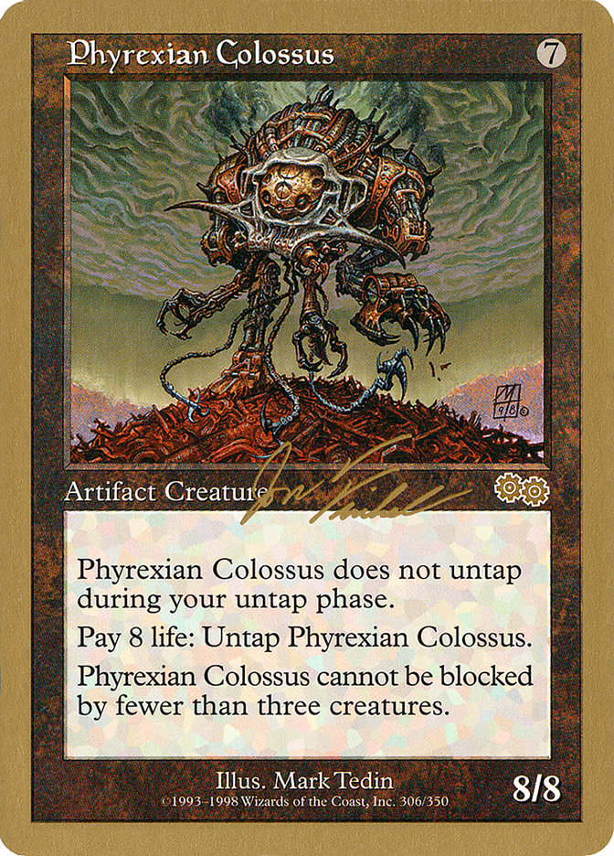 Phyrexian Colossus (Jon Finkel) [World Championship Decks 2000] | Chromatic Games