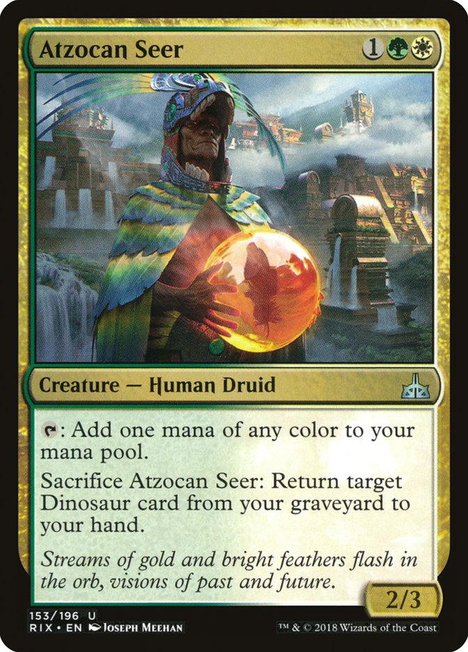 Atzocan Seer [Rivals of Ixalan] | Chromatic Games