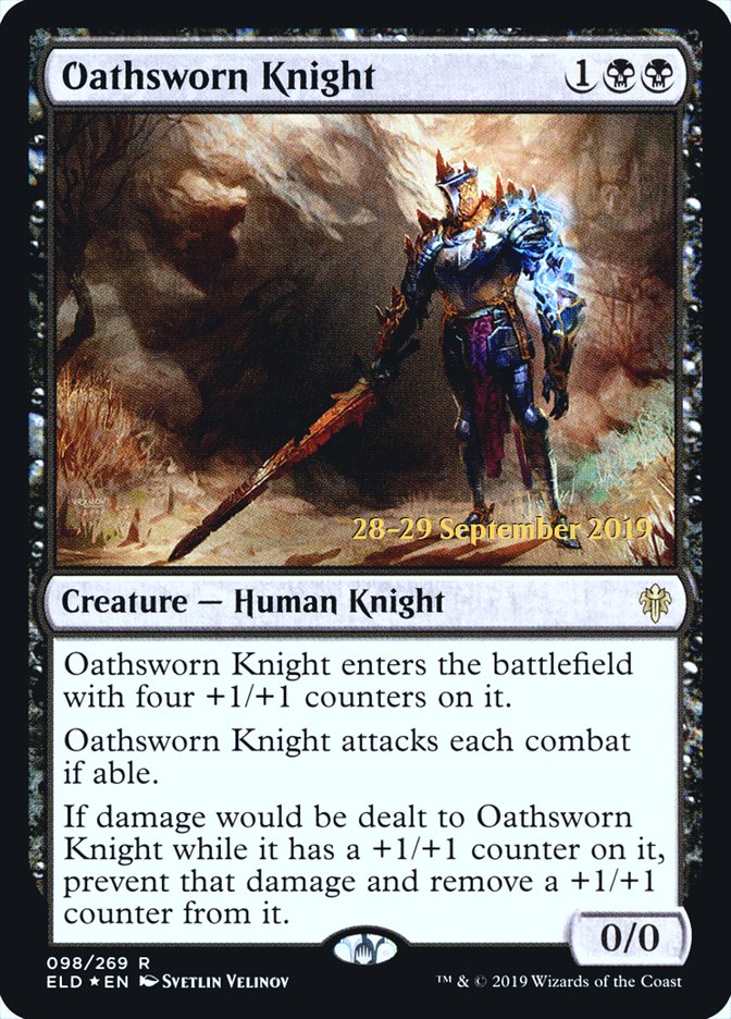 Oathsworn Knight [Throne of Eldraine Prerelease Promos] | Chromatic Games