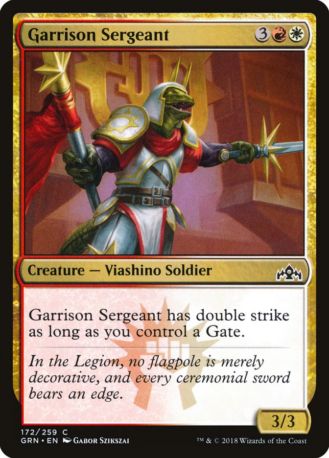 Garrison Sergeant [Guilds of Ravnica] | Chromatic Games