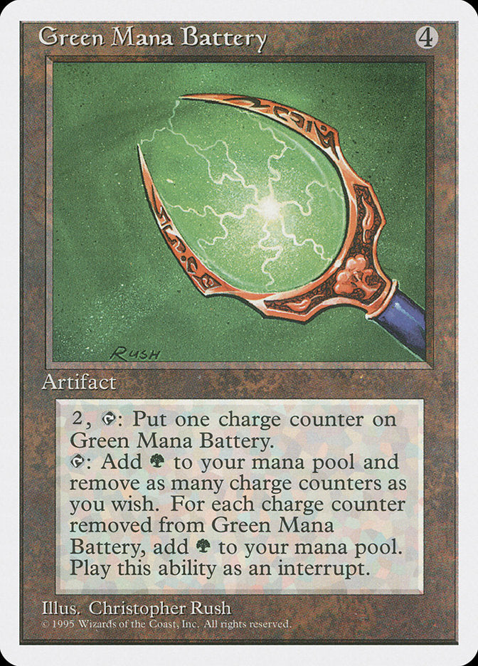 Green Mana Battery [Fourth Edition] | Chromatic Games