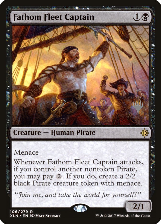 Fathom Fleet Captain (Promo Pack) [Ixalan Promos] | Chromatic Games