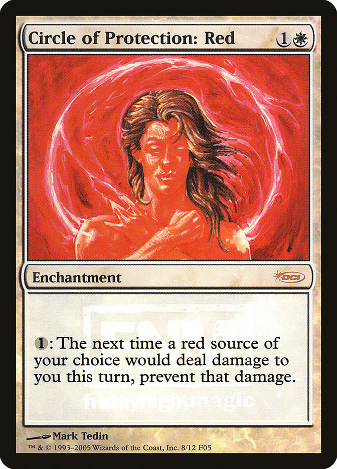 Circle of Protection: Red [Friday Night Magic 2005] | Chromatic Games