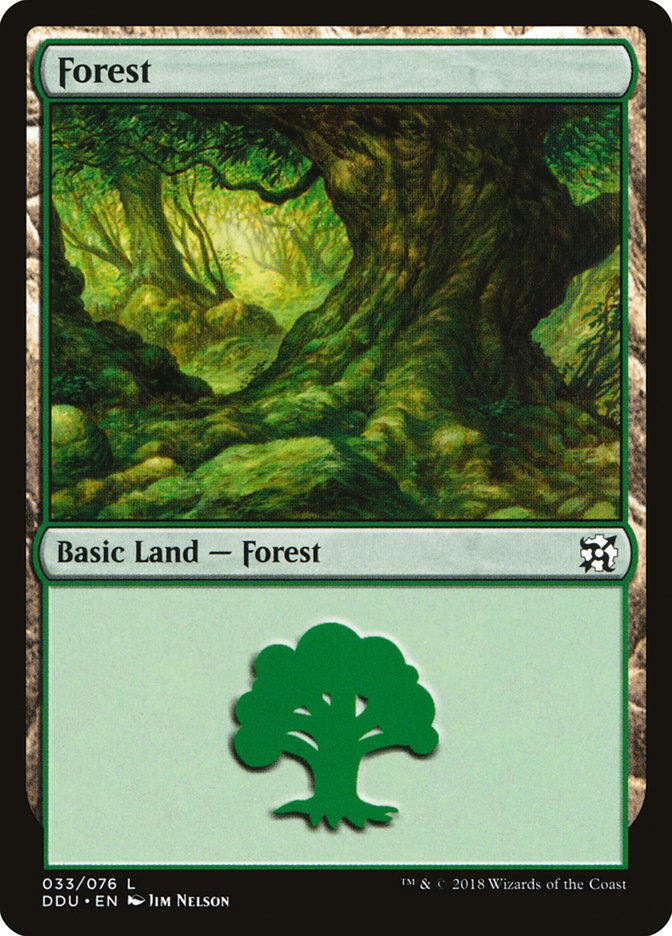 Forest (33) [Duel Decks: Elves vs. Inventors] | Chromatic Games