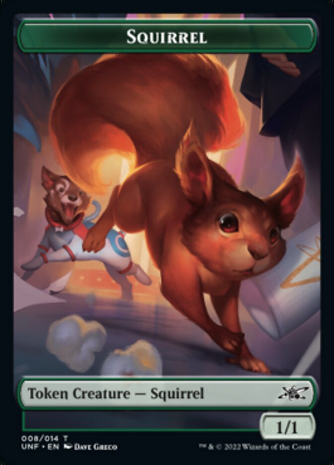 Squirrel Token [Unfinity Tokens] | Chromatic Games