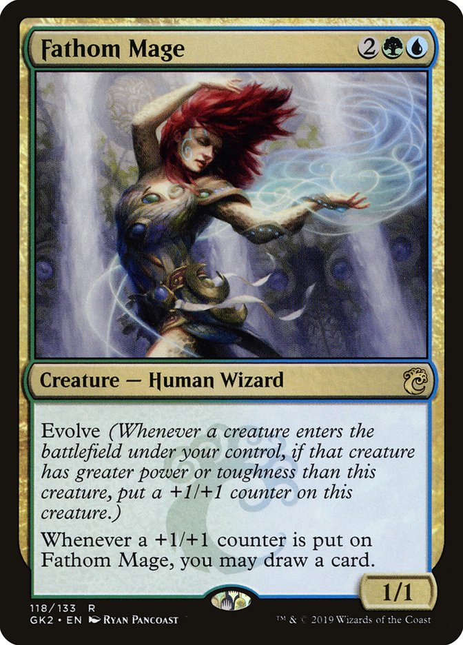 Fathom Mage [Ravnica Allegiance Guild Kit] | Chromatic Games