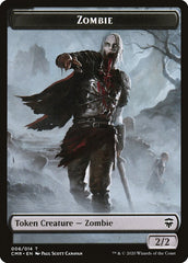 Soldier // Zombie Double-Sided Token [Commander Legends Tokens] | Chromatic Games