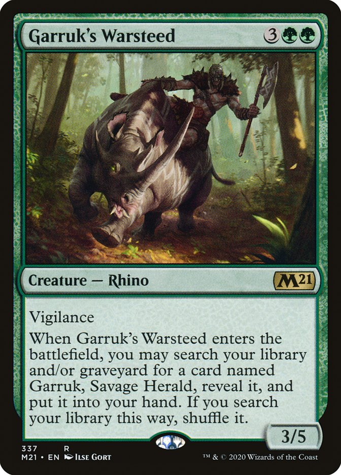 Garruk's Warsteed [Core Set 2021] | Chromatic Games