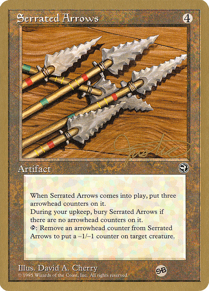 Serrated Arrows (Mark Justice) (SB) [Pro Tour Collector Set] | Chromatic Games