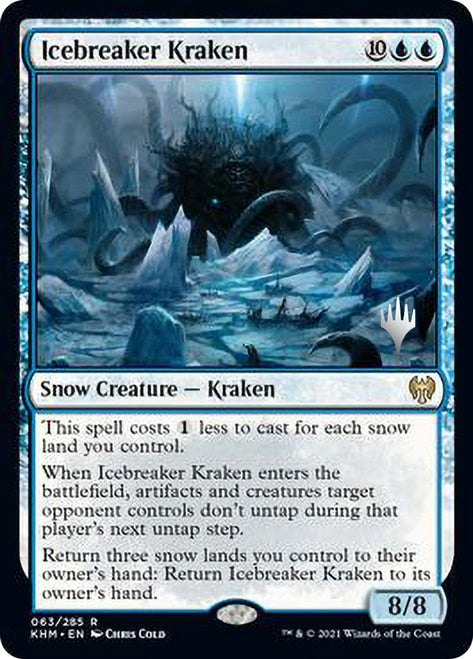 Icebreaker Kraken (Promo Pack) [Kaldheim Promos] | Chromatic Games