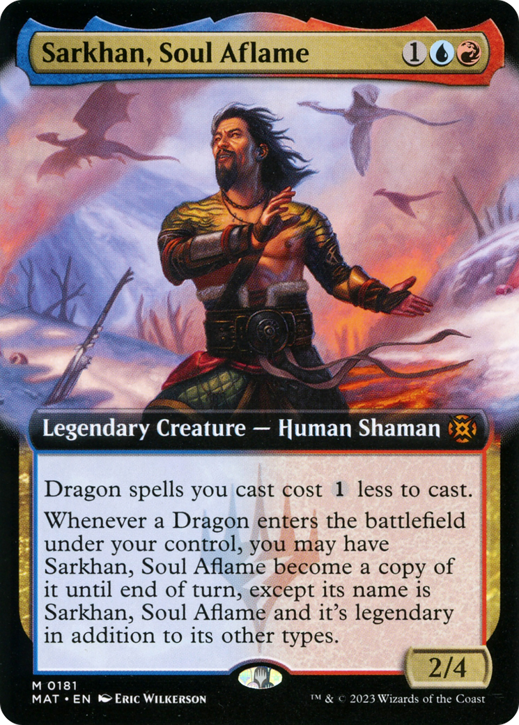 Sarkhan, Soul Aflame (Extended Art) [March of the Machine: The Aftermath] | Chromatic Games