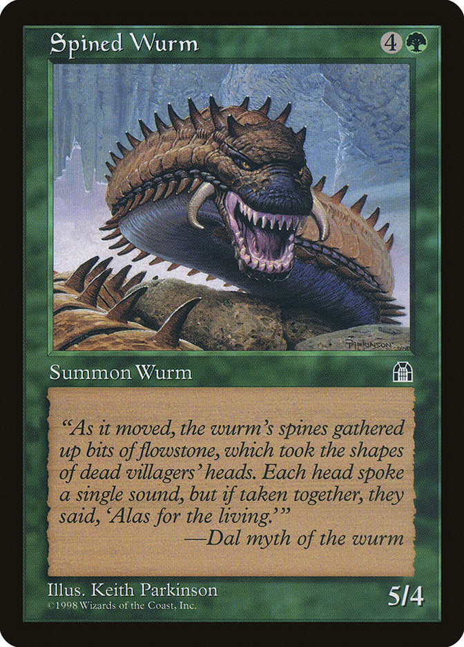 Spined Wurm [Stronghold] | Chromatic Games