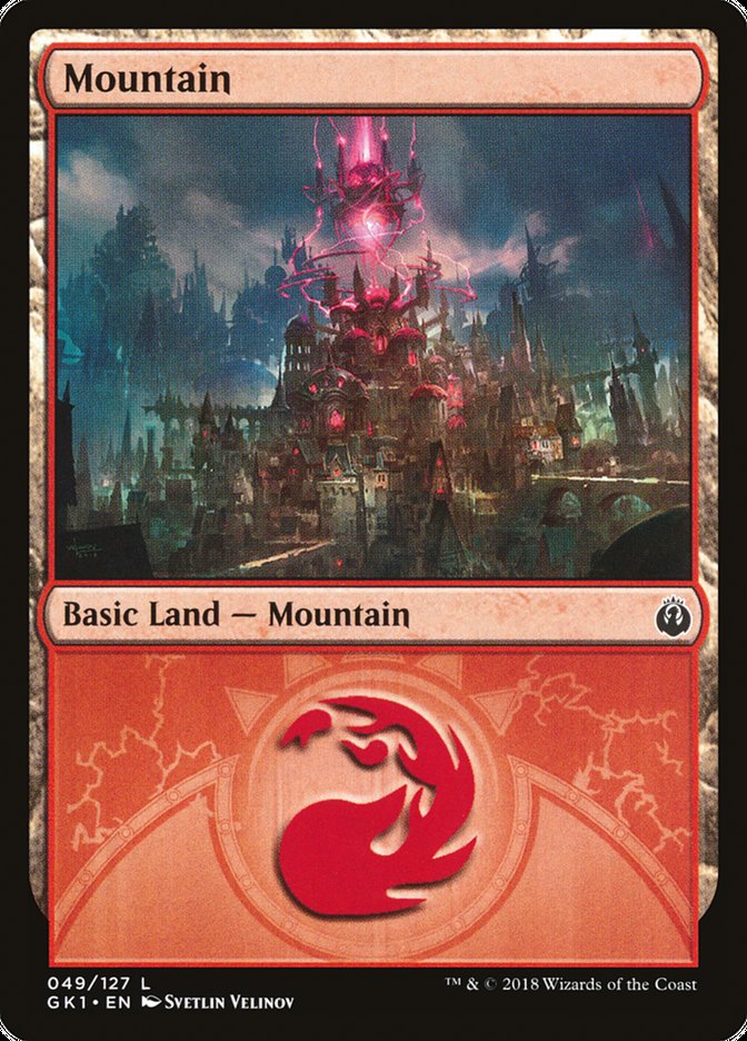 Mountain (49) [Guilds of Ravnica Guild Kit] | Chromatic Games