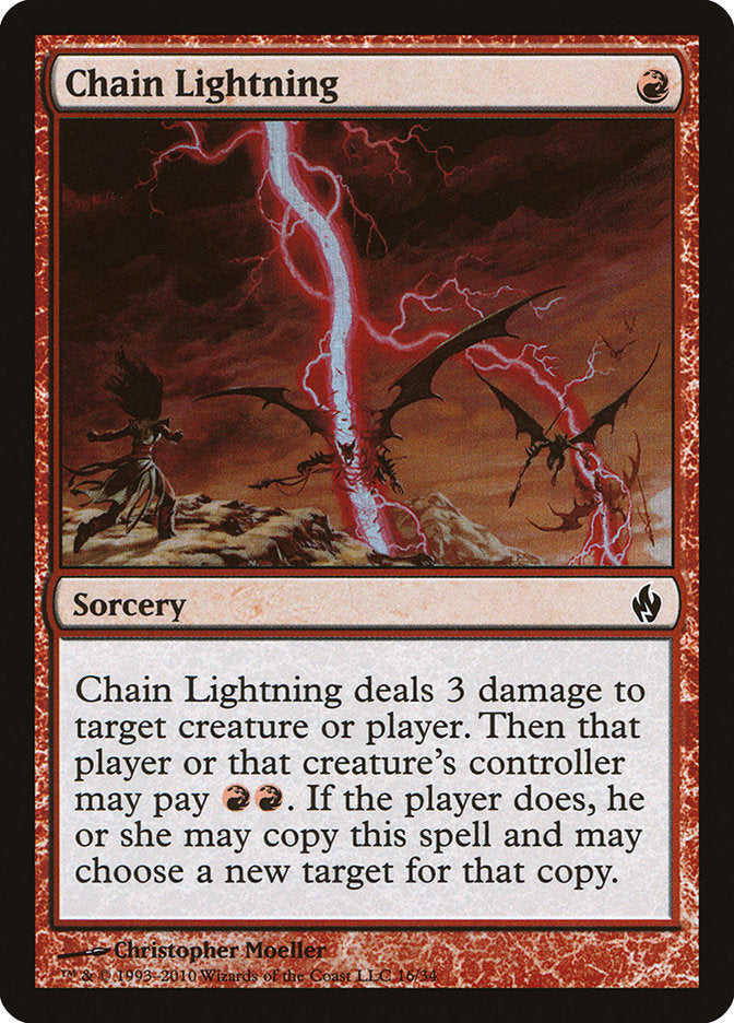 Chain Lightning [Premium Deck Series: Fire and Lightning] | Chromatic Games