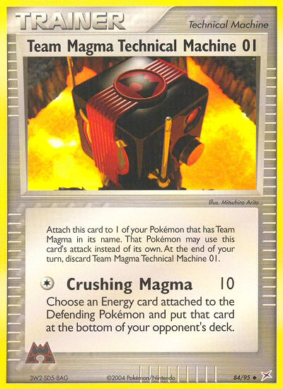 Team Magma's Technical Machine 01 [Team Magma vs Team Aqua] | Chromatic Games