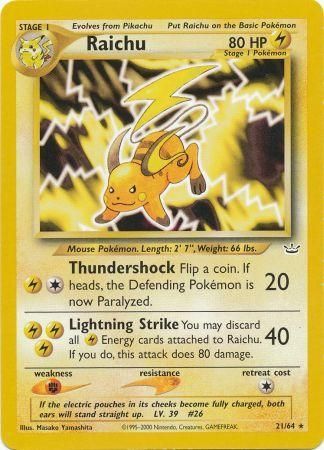 Raichu [Neo Revelation] | Chromatic Games