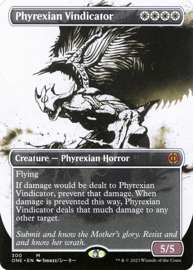 Phyrexian Vindicator (Borderless Ichor) [Phyrexia: All Will Be One] | Chromatic Games