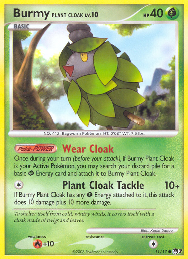 Burmy Plant Cloak [POP Series 7] | Chromatic Games