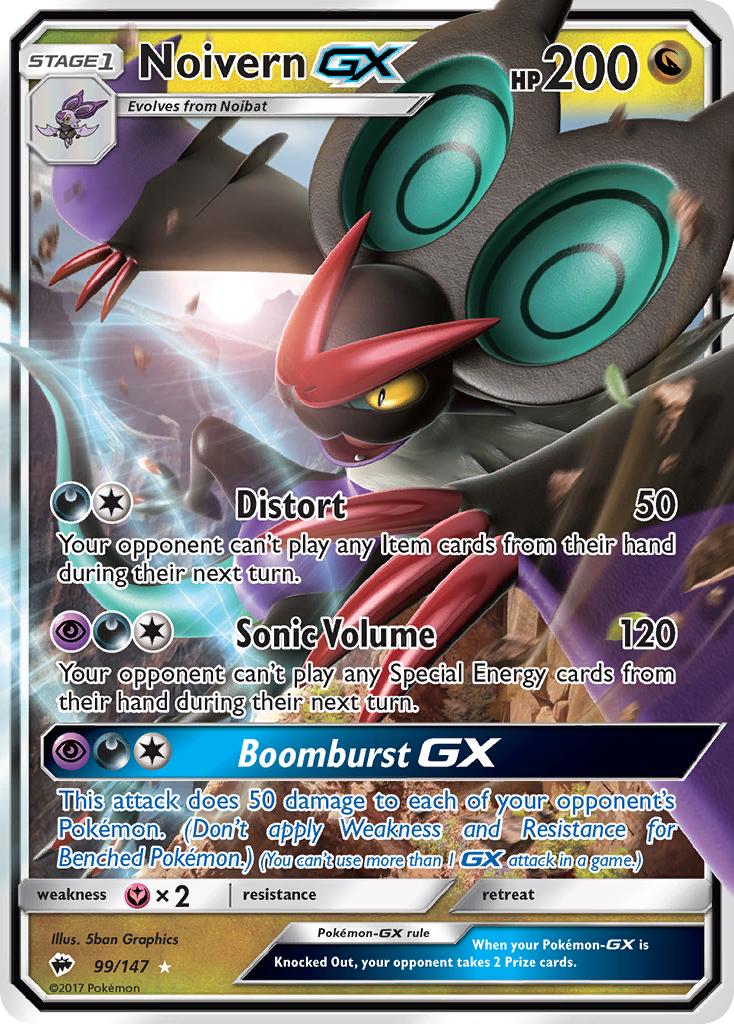 Noivern GX [Burning Shadows] | Chromatic Games