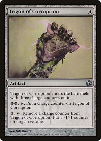 Trigon of Corruption [Scars of Mirrodin] | Chromatic Games