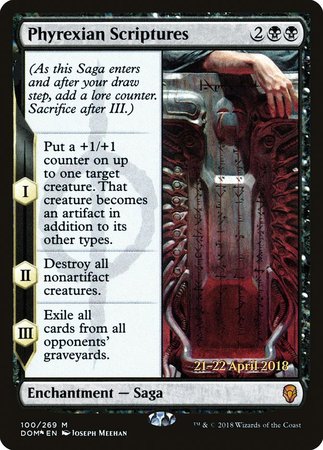 Phyrexian Scriptures [Dominaria Promos] | Chromatic Games