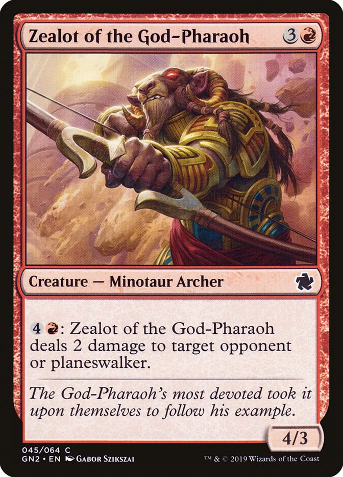 Zealot of the God-Pharaoh [Game Night 2019] | Chromatic Games