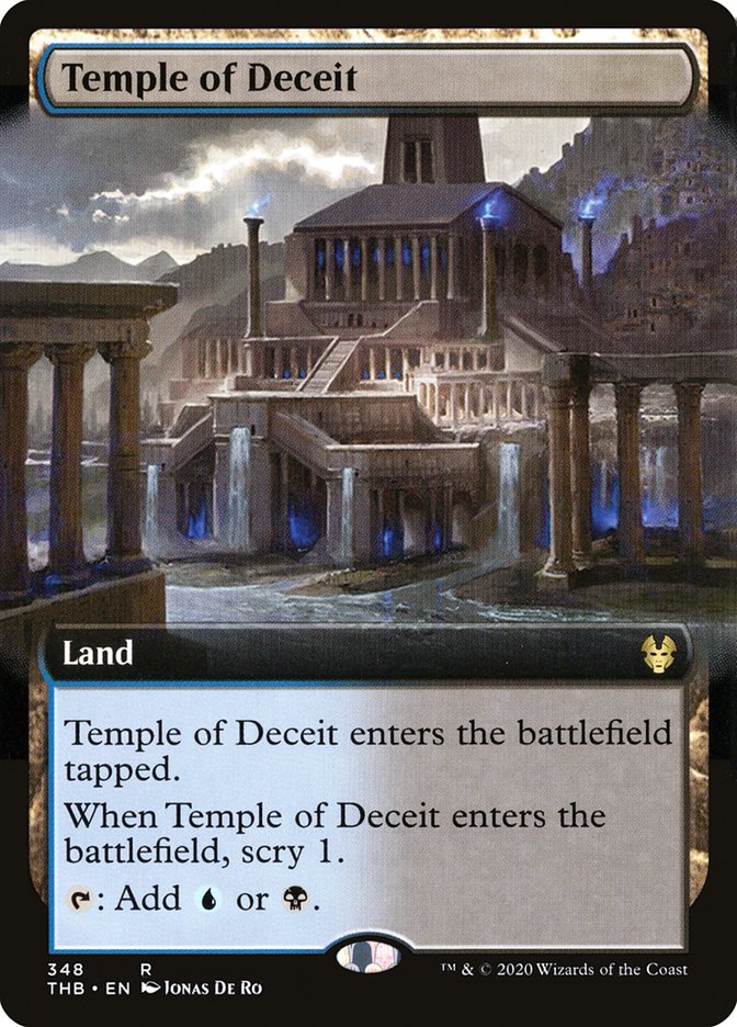 Temple of Deceit (Extended Art) [Theros Beyond Death] | Chromatic Games