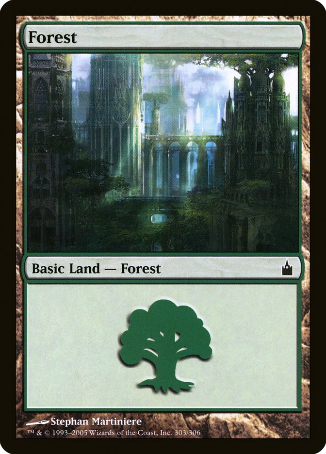 Forest (303) [Ravnica: City of Guilds] | Chromatic Games