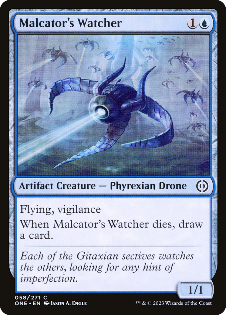 Malcator's Watcher [Phyrexia: All Will Be One] | Chromatic Games