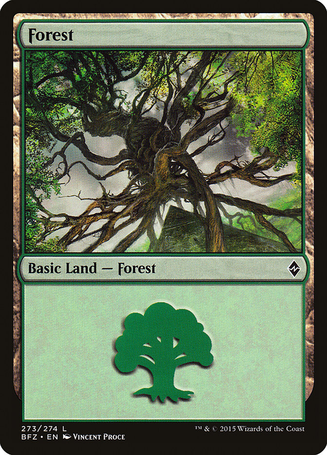 Forest (273) [Battle for Zendikar] | Chromatic Games