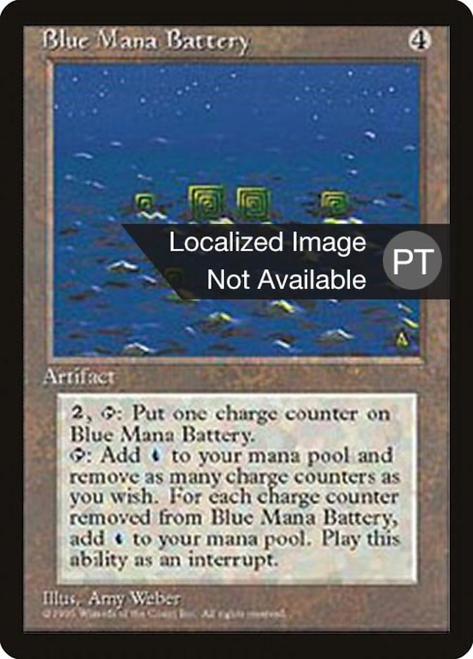 Blue Mana Battery [Fourth Edition (Foreign Black Border)] | Chromatic Games