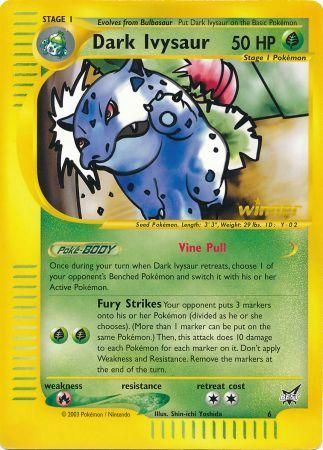 Dark Ivysaur (Best of Game) (6) [Jumbo Cards] | Chromatic Games