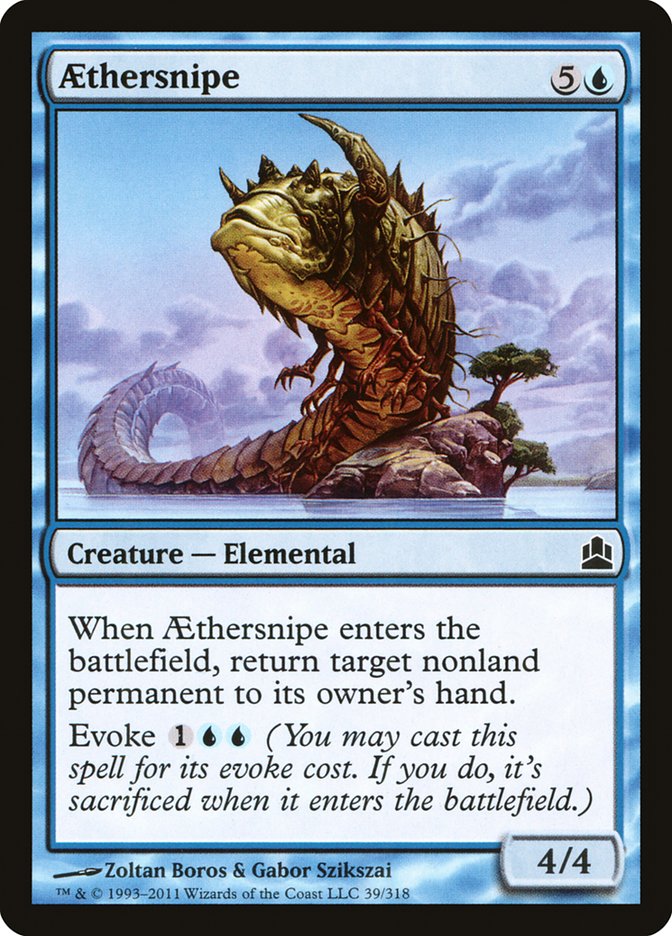 Aethersnipe [Commander 2011] | Chromatic Games