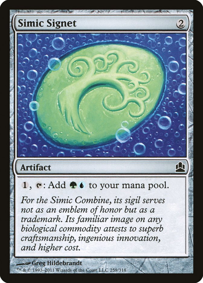 Simic Signet [Commander 2011] | Chromatic Games