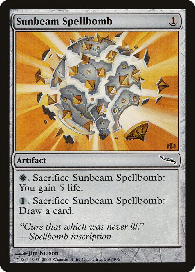 Sunbeam Spellbomb [Mirrodin] | Chromatic Games