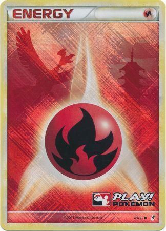 Fire Energy (89/95) (Play Pokemon Promo) [HeartGold & SoulSilver: Call of Legends] | Chromatic Games