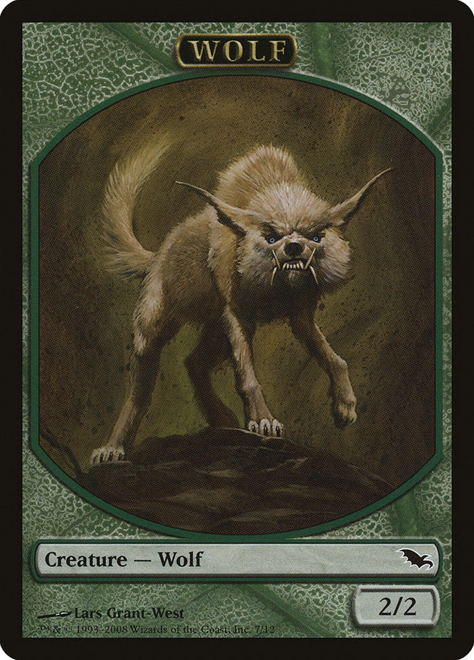 Wolf Token [Shadowmoor Tokens] | Chromatic Games