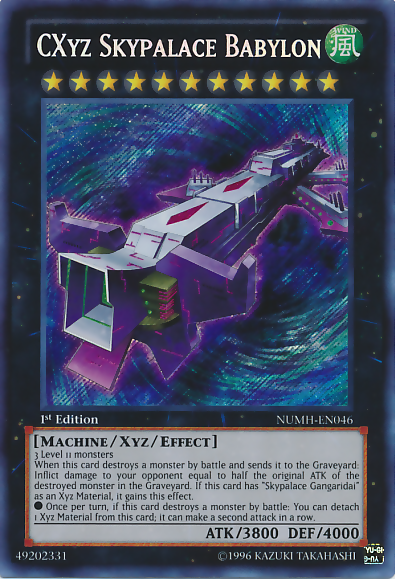 CXyz Skypalace Babylon [NUMH-EN046] Secret Rare | Chromatic Games