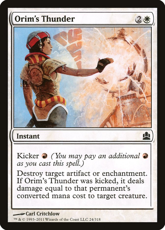 Orim's Thunder [Commander 2011] | Chromatic Games