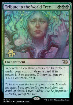 Tribute to the World Tree [March of the Machine Prerelease Promos] | Chromatic Games