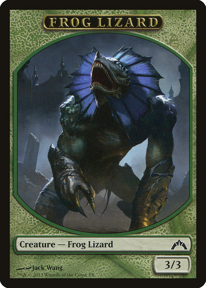 Frog Lizard Token [Gatecrash Tokens] | Chromatic Games