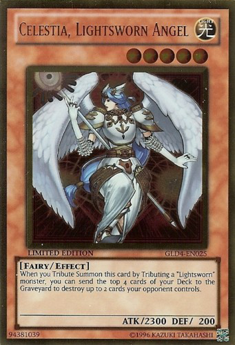 Celestia, Lightsworn Angel [GLD4-EN025] Gold Rare | Chromatic Games