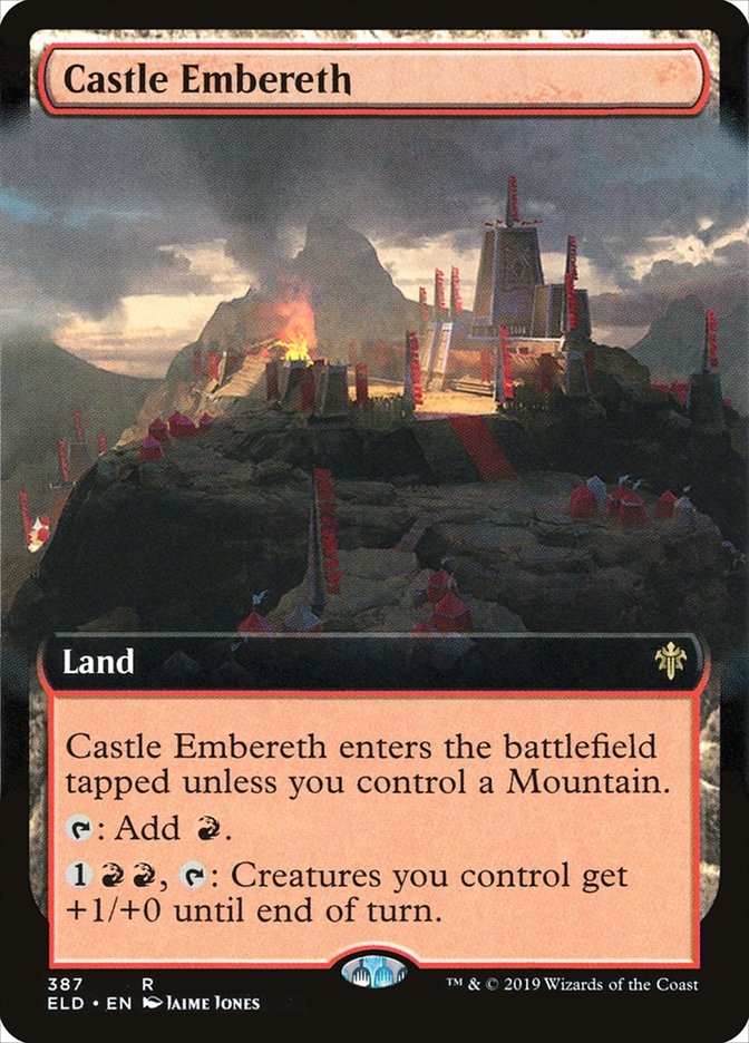 Castle Embereth (Extended Art) [Throne of Eldraine] | Chromatic Games